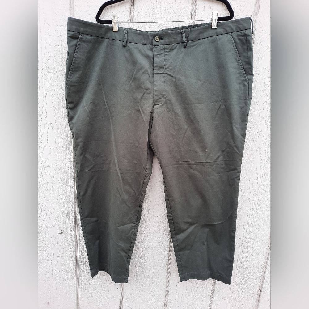 Stantt Dark Green Khaki Chino Pants